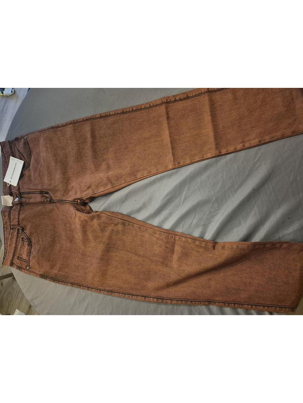 Asaali Red Cartel Denim Jeans Size 36 MSRP $350